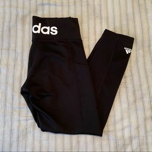 Adidas Black Capri Leggings!